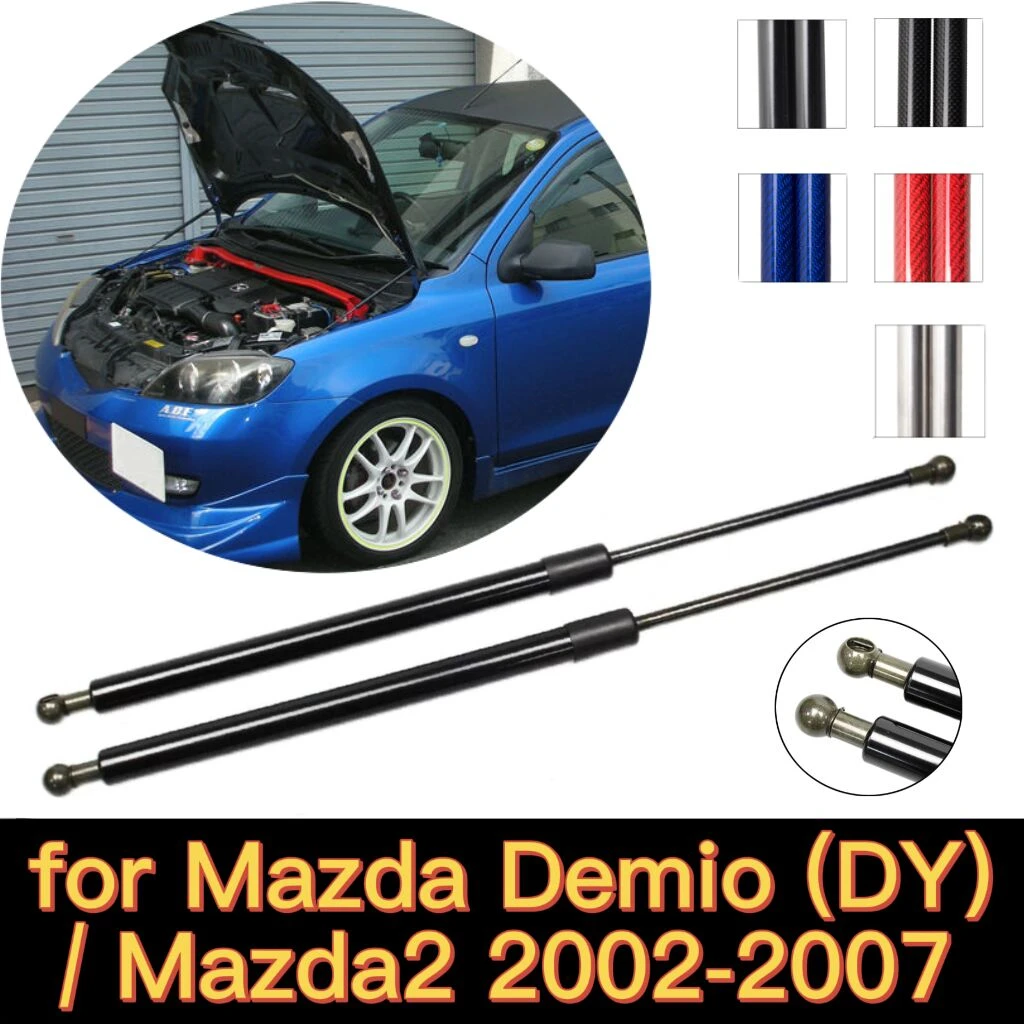 For 2002 2007 Mazda2 Mazda Demio Dy Hatchback Front Hood Bonnet Gas Struts Lift Supports Shock Dampers Absorber Accessories Prop Strut Bars AliExpress - medium