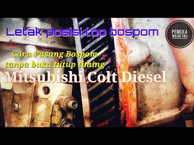 Cara Memasang Bospom Mitsubishi Ps 120