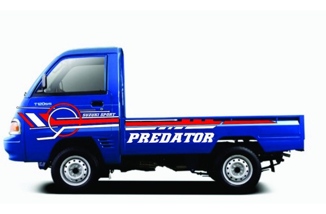 Terbaru stiker cutting mobil pick up colt T120SS promo stiker list mobil pick up Mitsubishi Colt Lazada Indonesia - medium