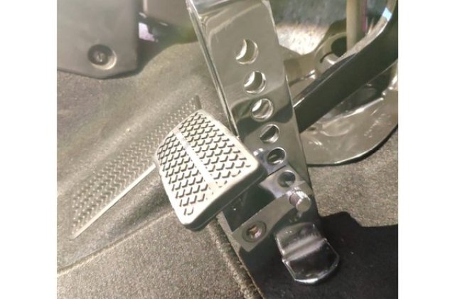 Kunci Pengaman Gembok Simple Mobil Anti Maling Pedal Kopling Rem - medium