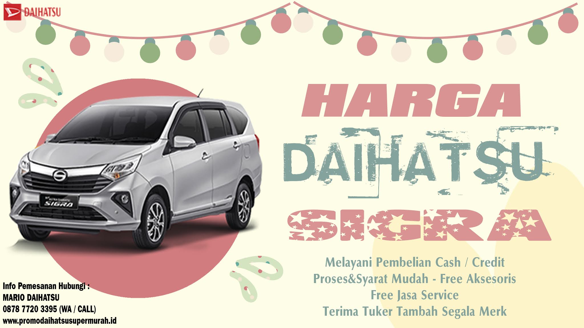 Harga Daihatsu Sigra Cash 