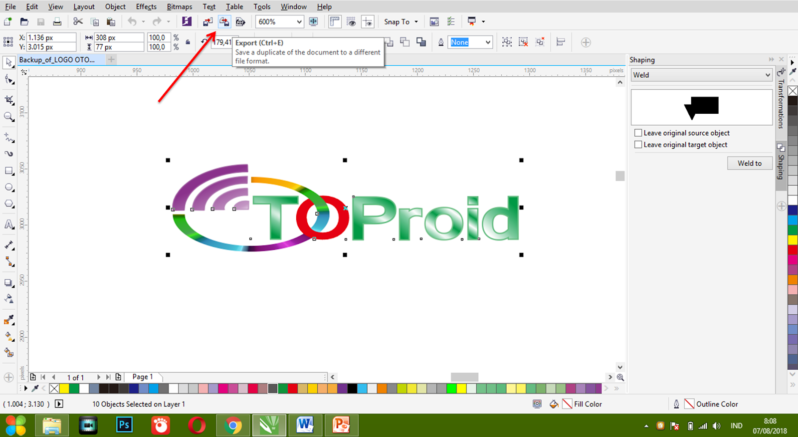 Cara Membuat Logo Toyota Di Coreldraw
