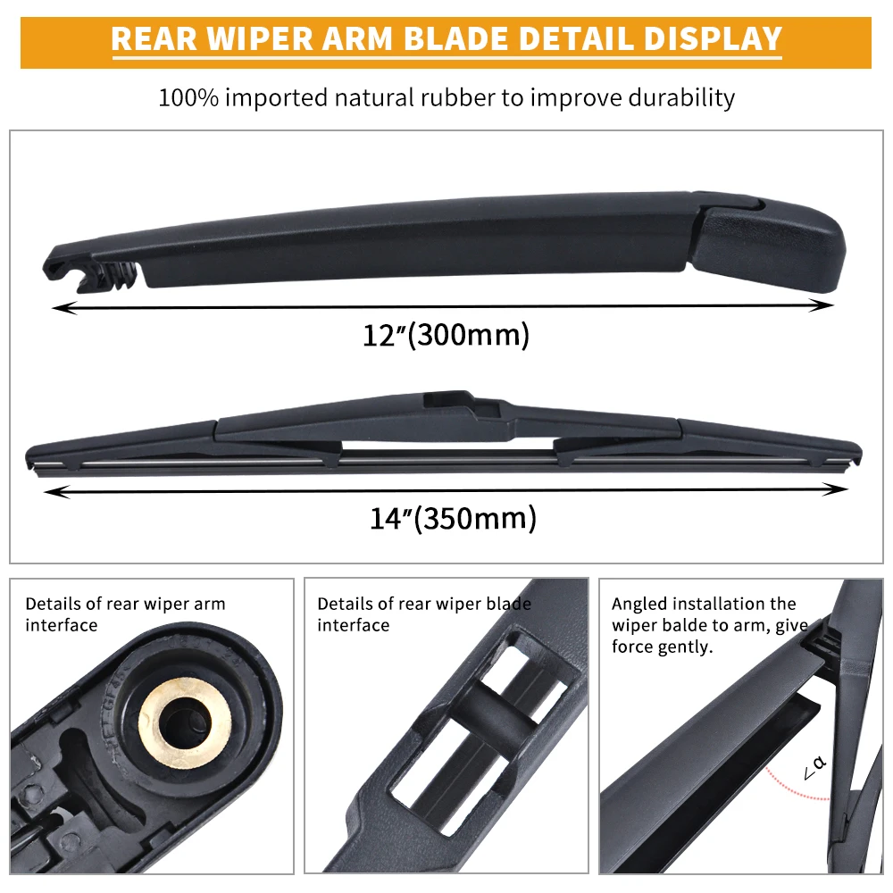 Ukuran Wiper Mazda 2 2011
