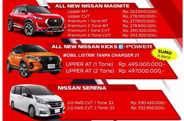 Harga Mobil Nissan Lama 