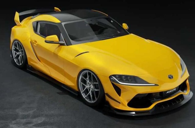 Toyota Supra Warna Kuning
