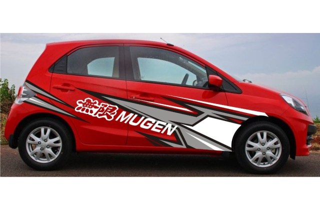 Honda Brio Modifikasi Stiker 