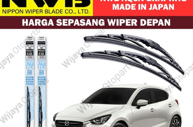 Ukuran Wiper Mazda 2 Skyactiv
