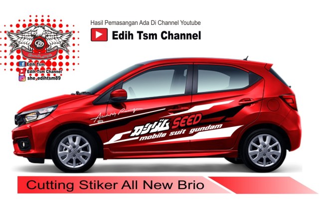 Modifikasi Stiker Mobil Honda Brio 