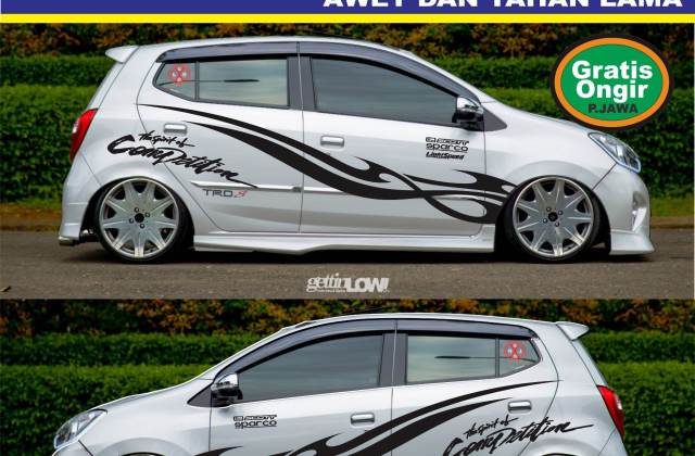 Modif Mobil Ayla Putih
