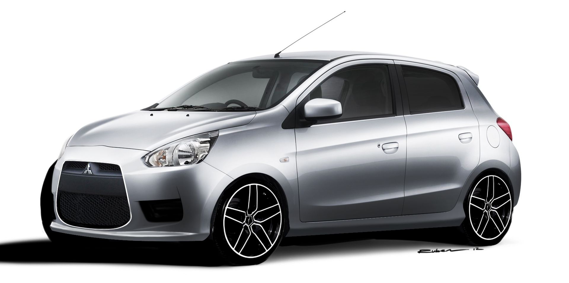 Modif Mitsubishi Mirage 2016
