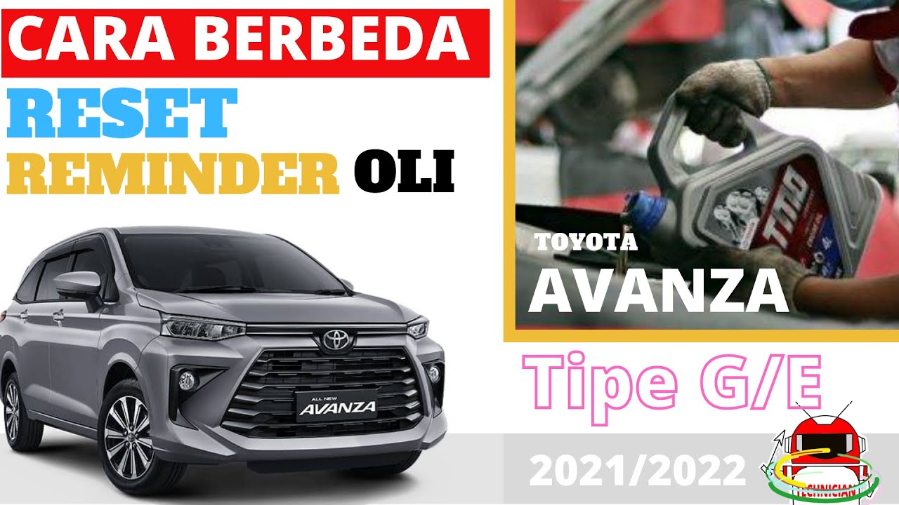 Cara Reset Mobil Avanza
