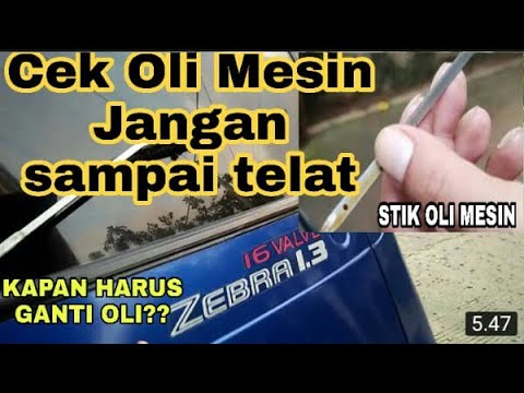 Cara Ganti Oli Mesin Daihatsu Zebra 