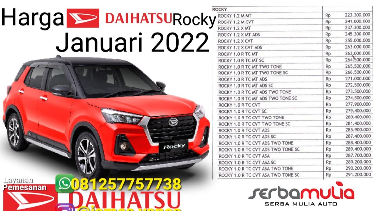 Harga Daihatsu Rocky Balikpapan 