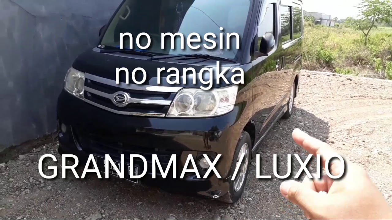 Letak Mesin Daihatsu Luxio 