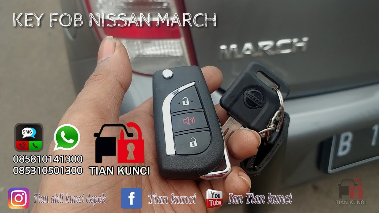 Remote Mobil Nissan March Tidak Berfungsi 