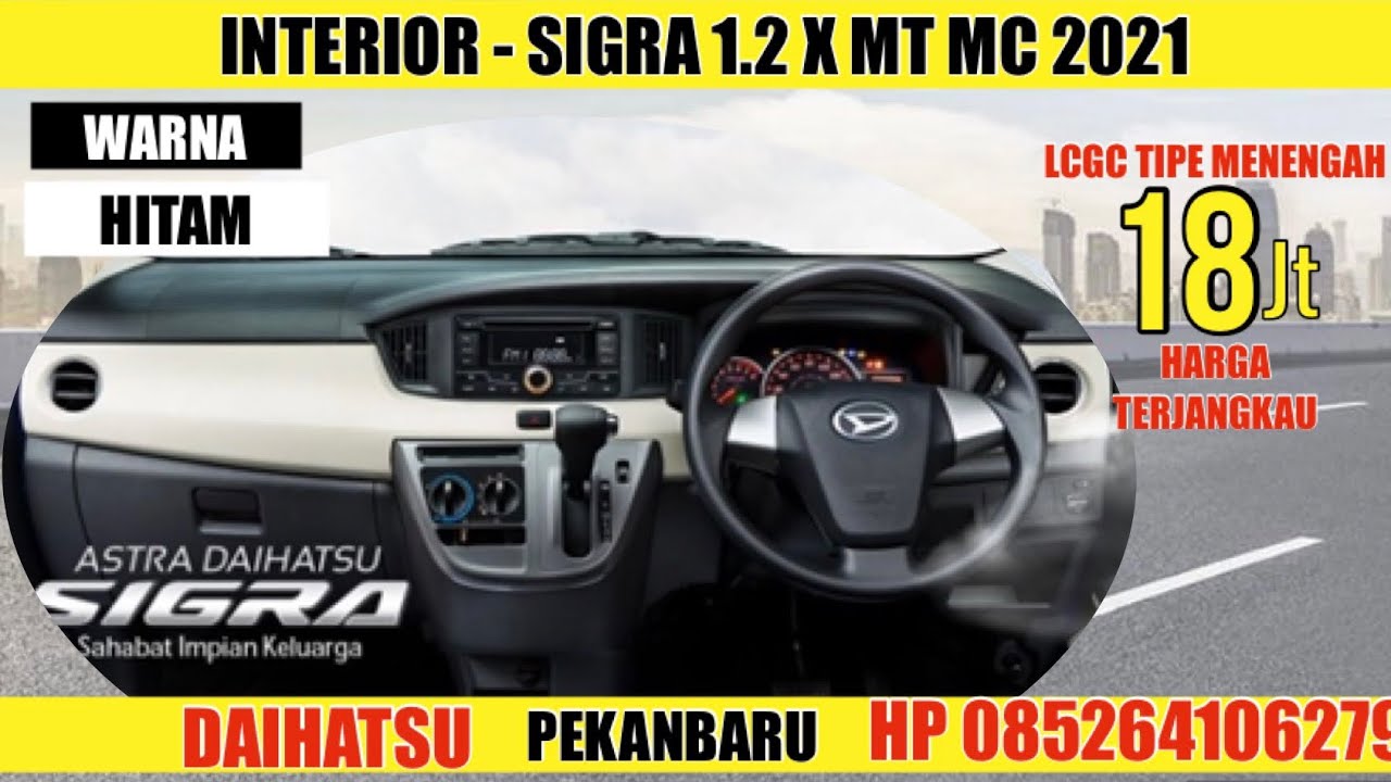 Interior Daihatsu Sigra X 