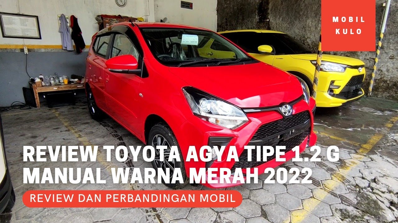 Toyota Agya Warna Merah
