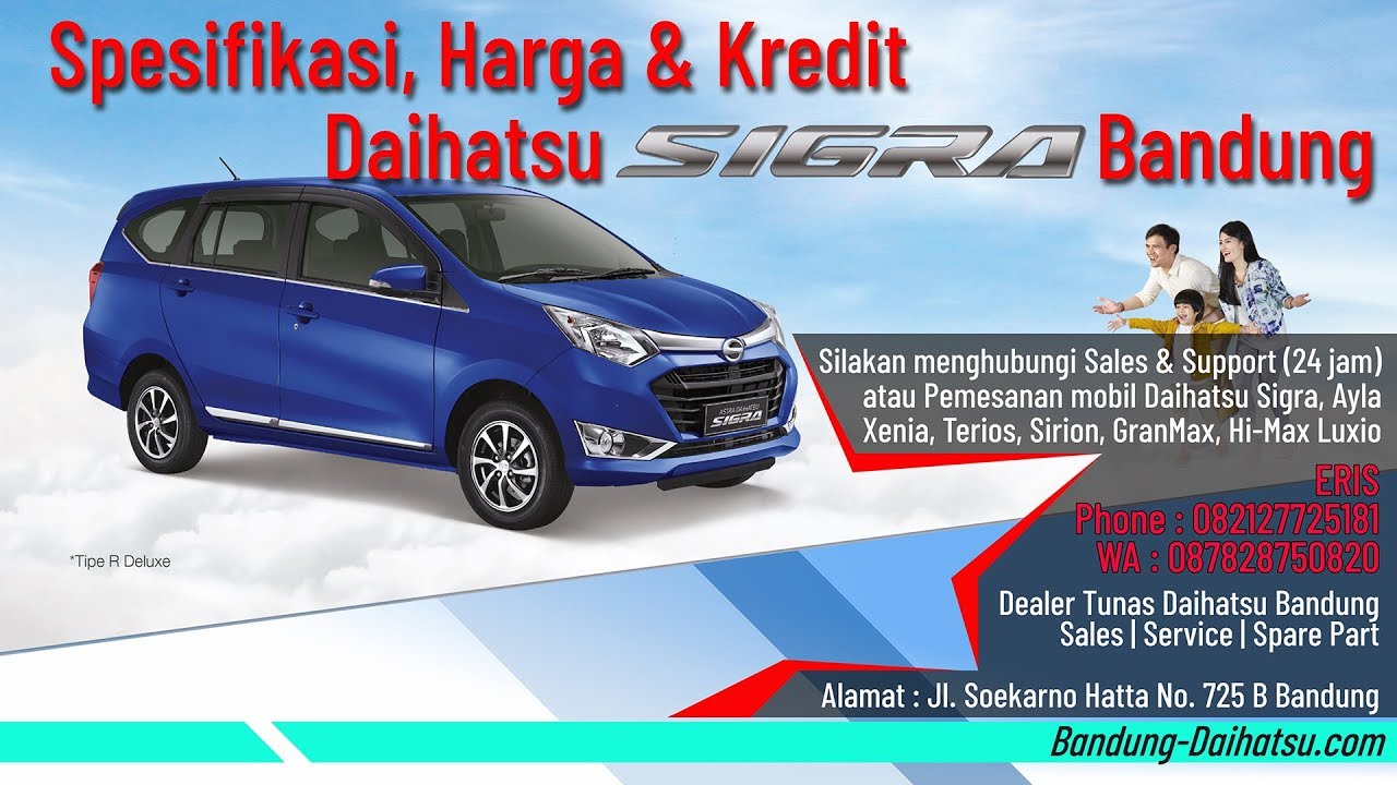 Spesifikasi Daihatsu Sigra R 