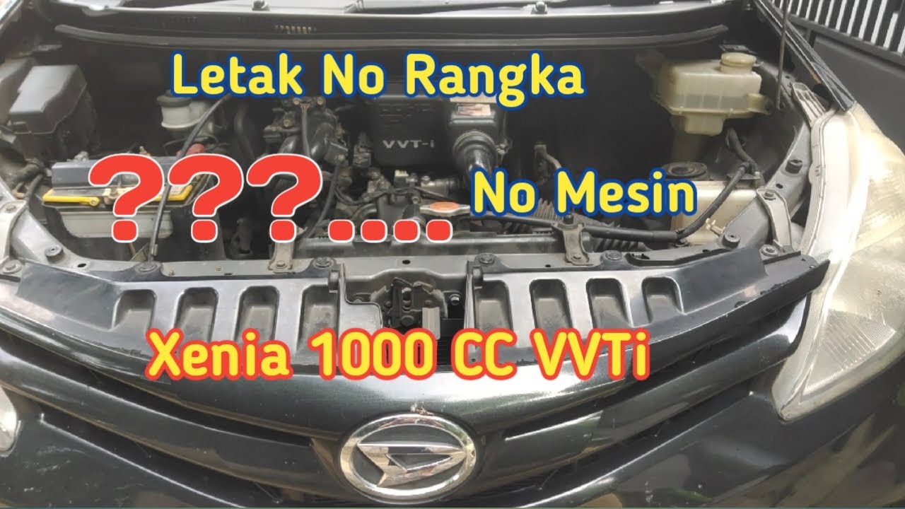 No Mesin Daihatsu Gran Max 