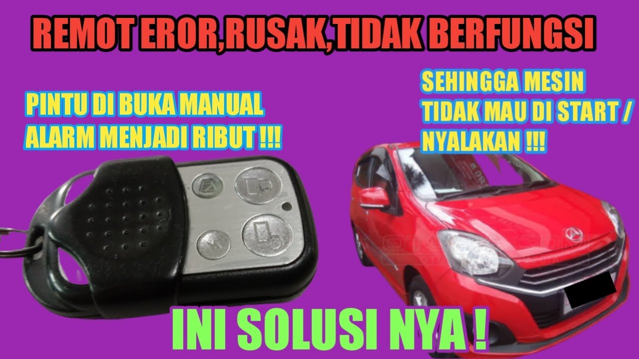 Solusi Alarm Mobil Bunyi Terus
