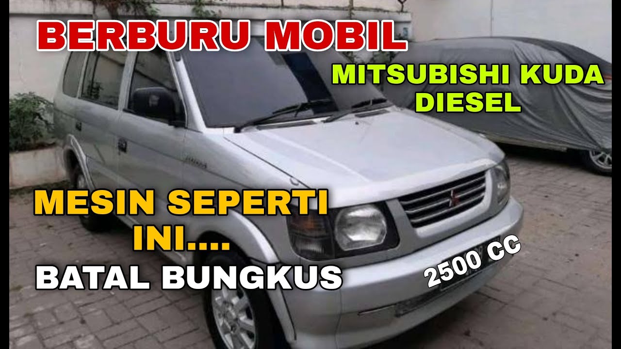 Kapasitas Oli Mitsubishi Kuda Diesel
