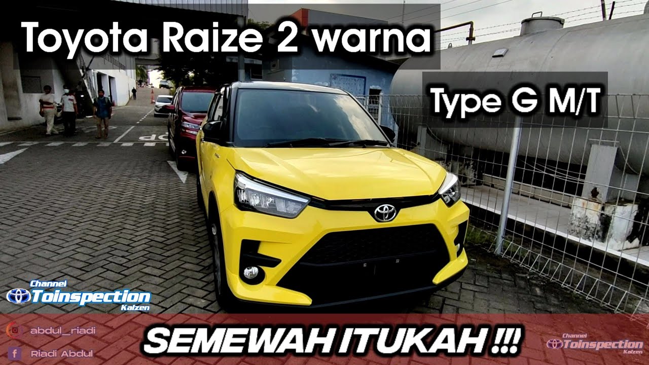 Toyota Raize Kuning Hitam
