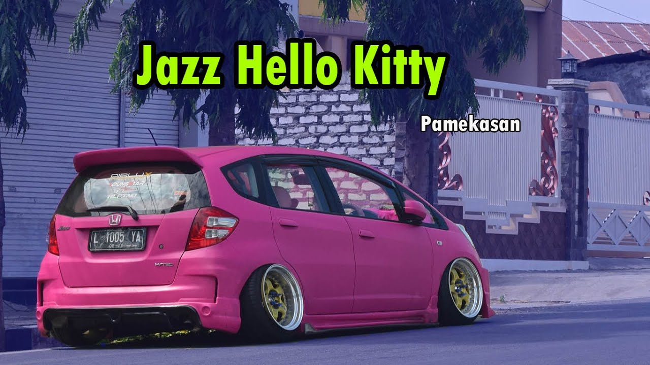 Modif Honda Jazz Pink 