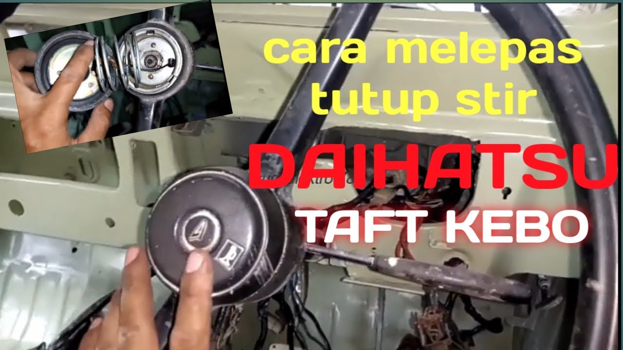 Cara Buka Stir Daihatsu 