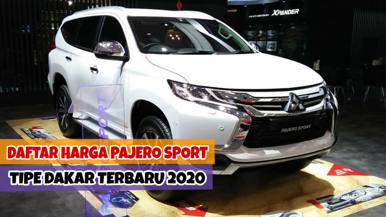 Harga Mitsubishi Pajero Sport Dakar 4x2 At
