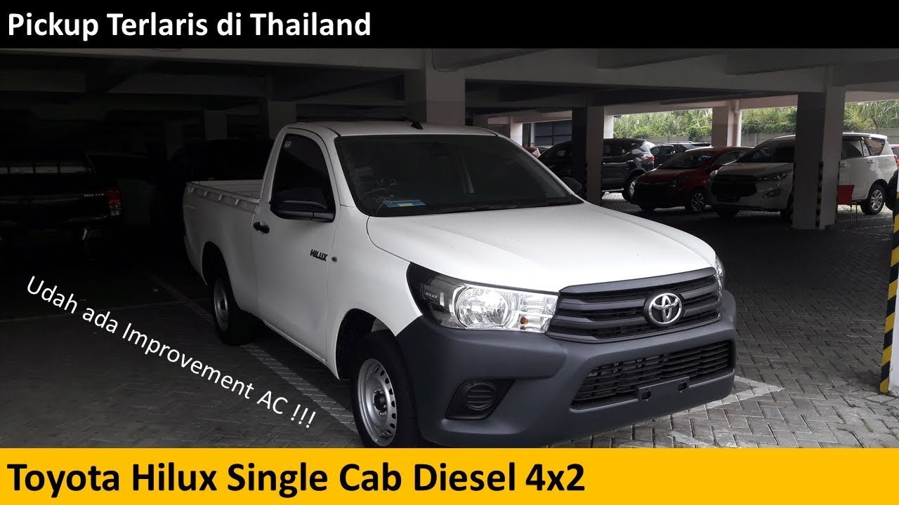 Ukuran Bak Toyota Hilux Single Cabin
