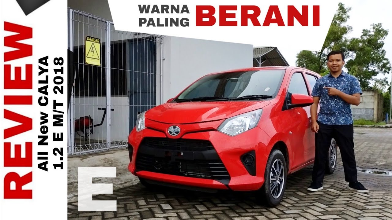 Toyota Calya Warna Merah
