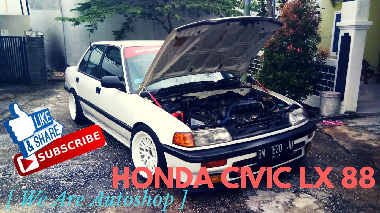 Modifikasi Honda Civic Lx 88 Putih 