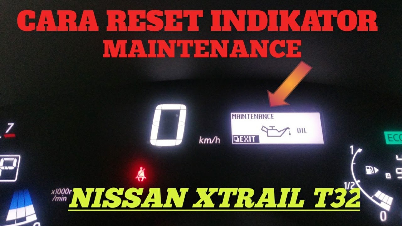 Cara Reset Indikator Oli Nissan Evalia 