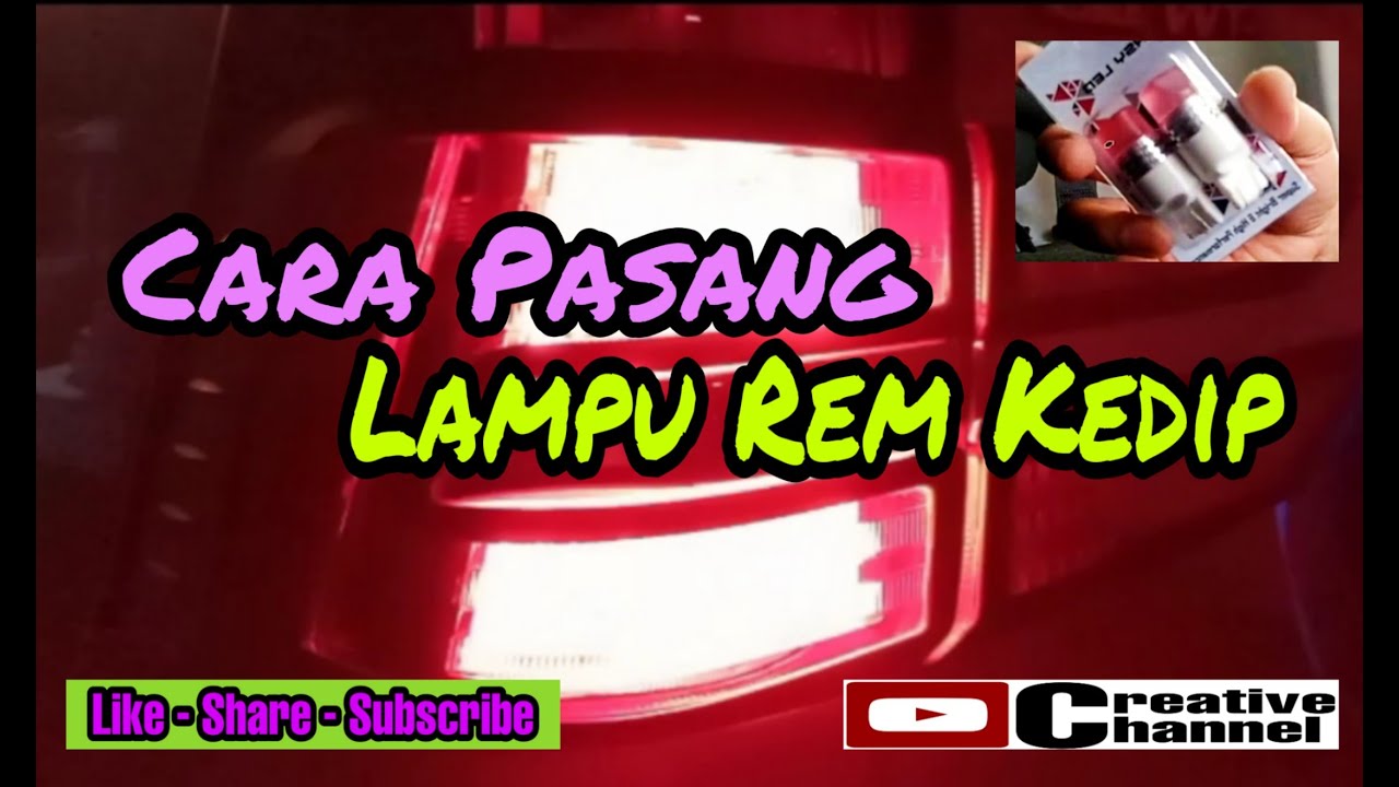 Cara Pasang Lampu Rem Kedip Mobil Pick Up
