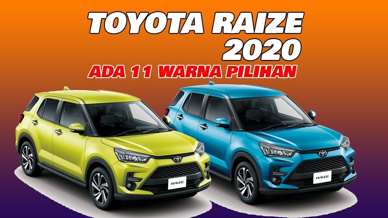 Toyota Raize Warna Biru
