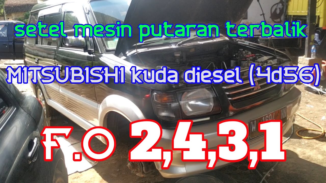 Mesin Diesel Mitsubishi Kuda
