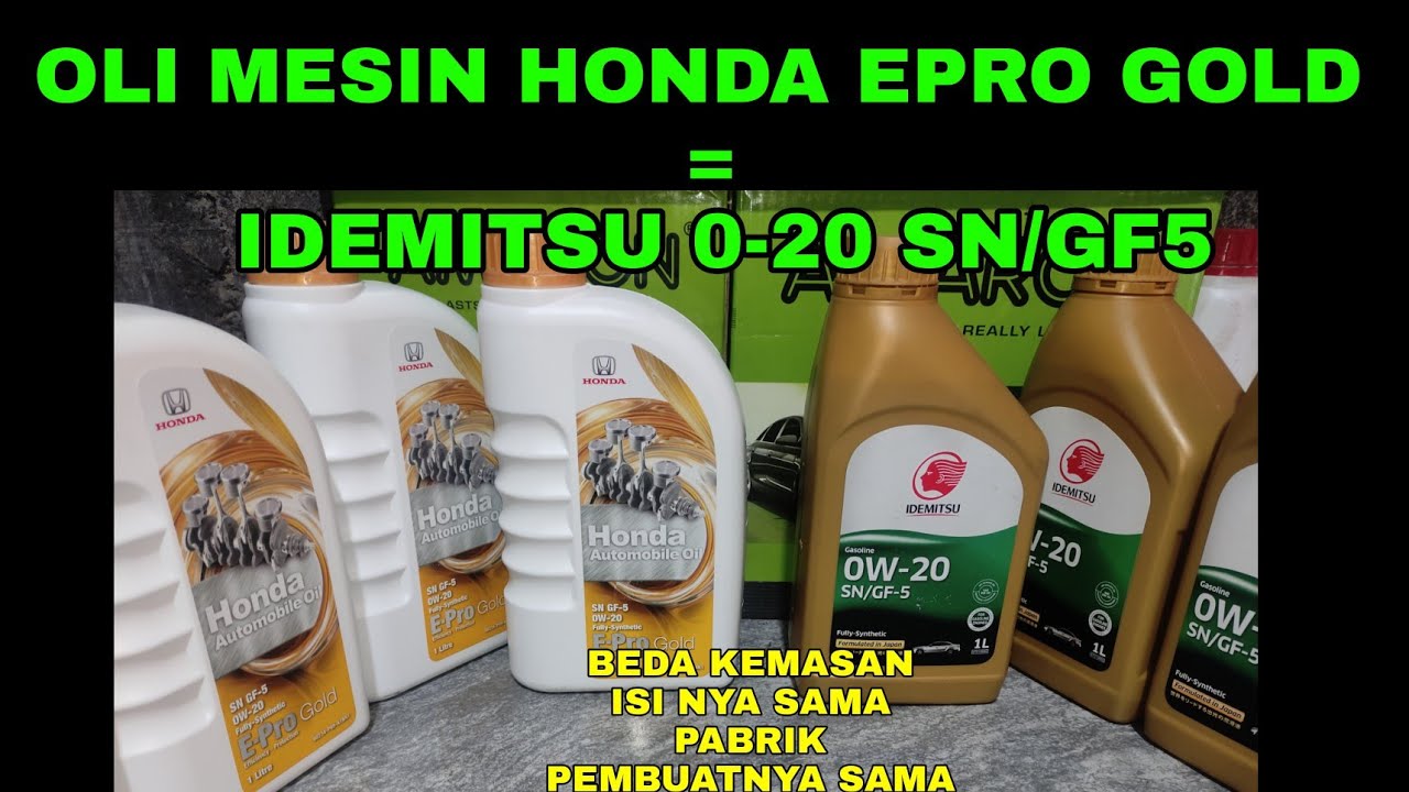 Harga Oli Gold Honda Brio 