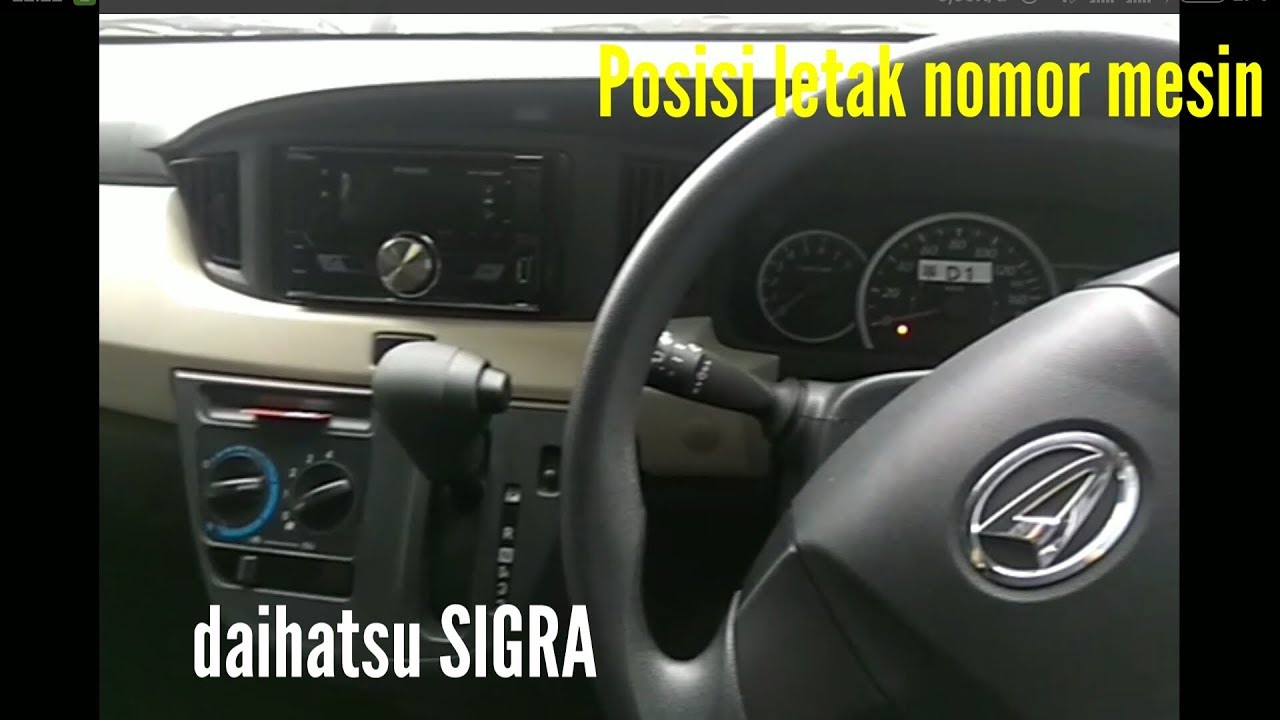 Letak Nomor Mesin Daihatsu Feroza 