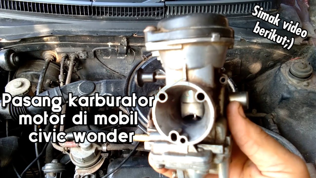 Karbu Mobil Dipasang Di Motor
