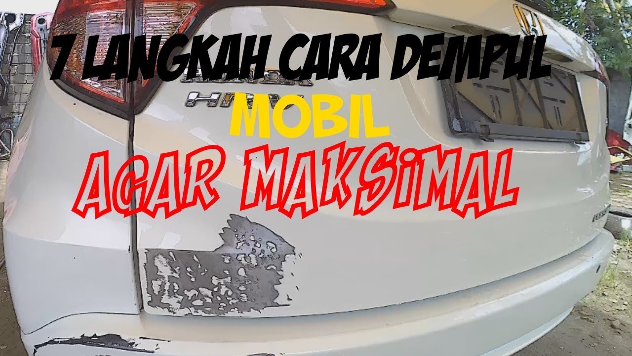 Cara Dempul Mobil Yang Benar
