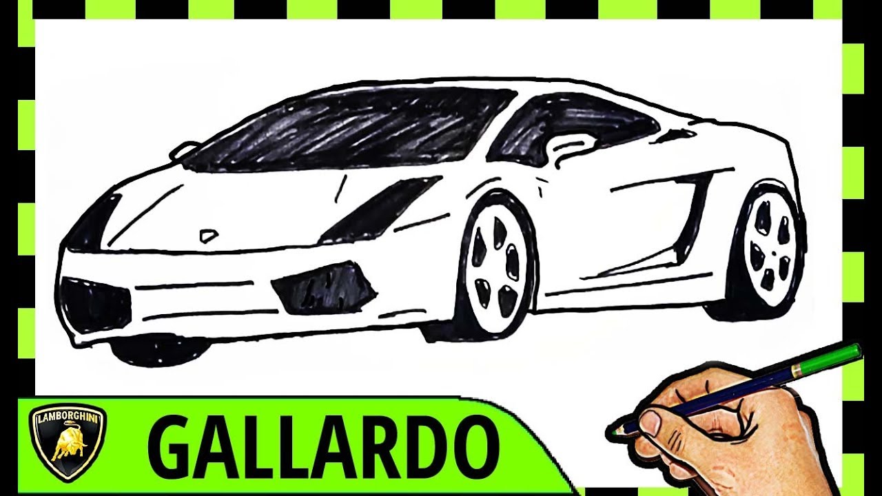 Cara Gambar Mobil Lamborghini
