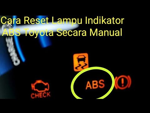 Cara Reset Abs Toyota Yaris
