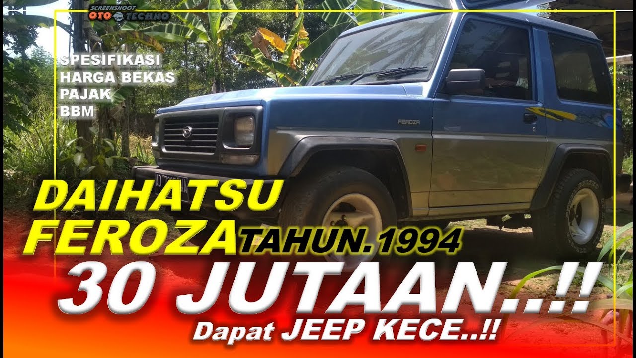 Harga Mobil Daihatsu Feroza Tahun 1994 