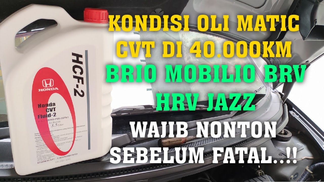 Berapa Liter Oli Transmisi Honda Brio 