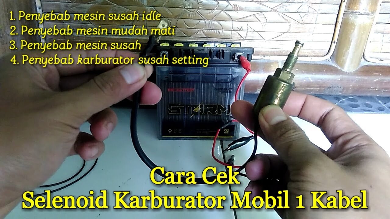 Jalur Kabel Selenoid Karbu Mobil
