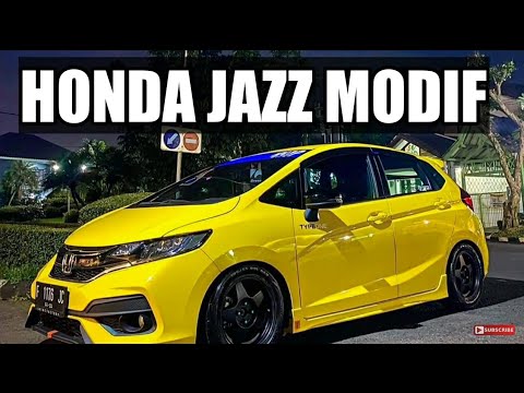 Modifikasi Honda Jazz Kuning 