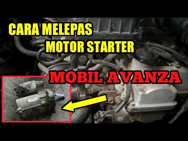 Cara Melepas Dinamo Starter Mobil Panther
