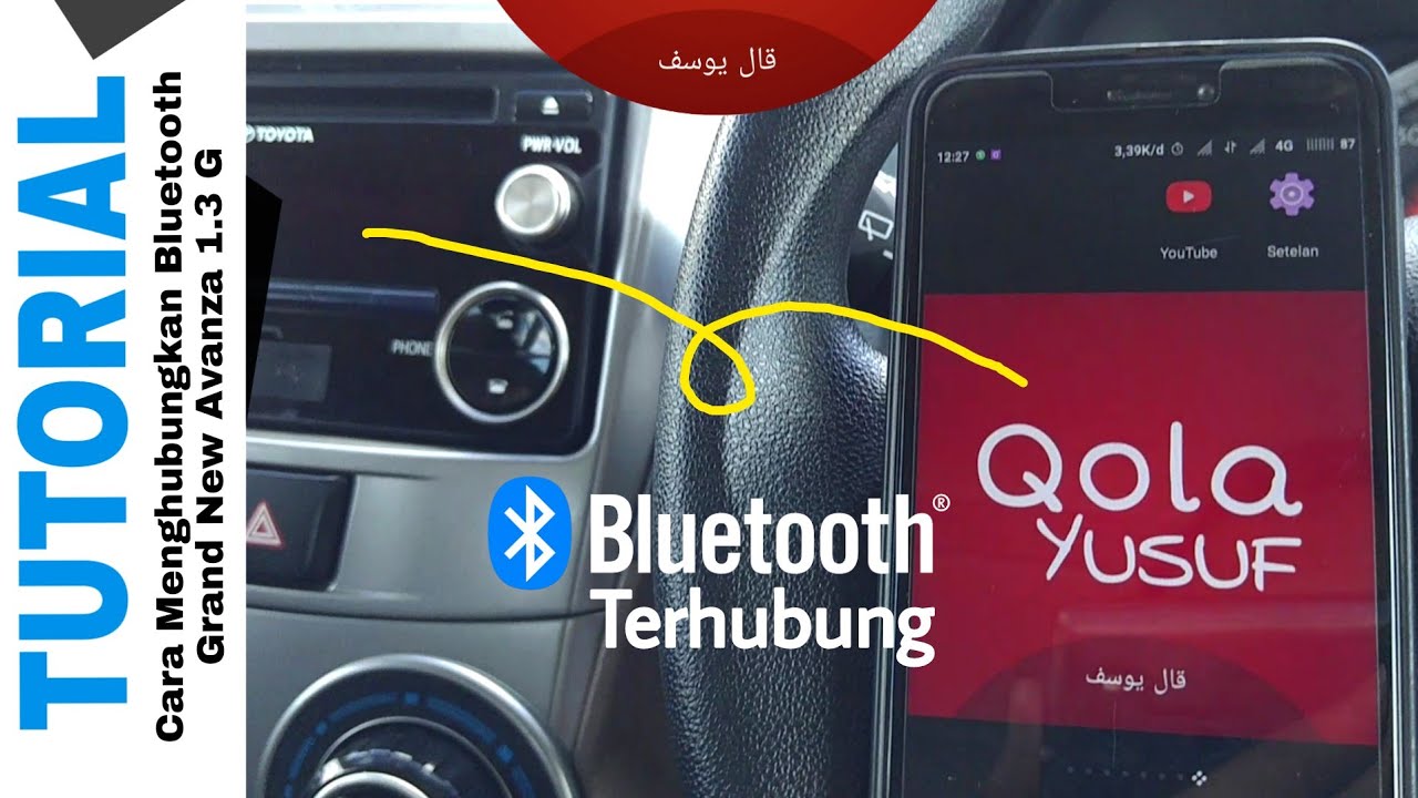 Cara Pairing Bluetooth Toyota Avanza
