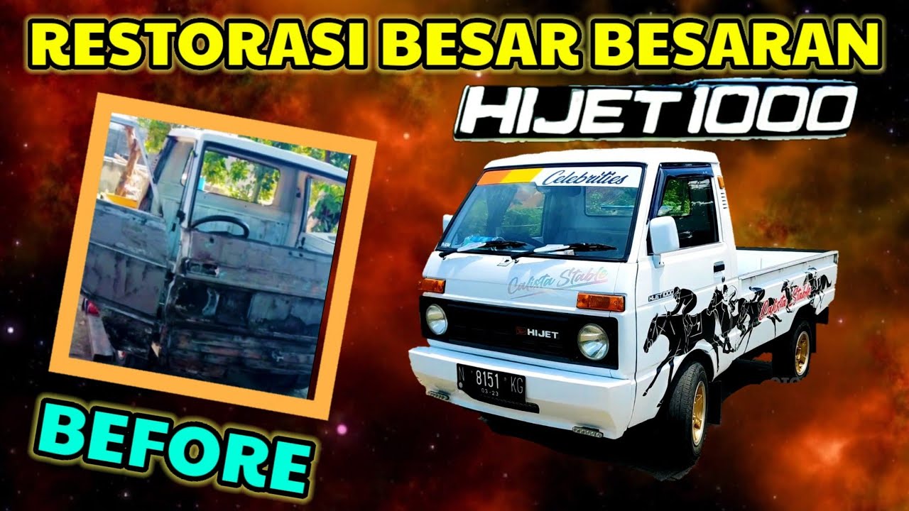 Daihatsu Hijet 1000 Pick Up Modifikasi 