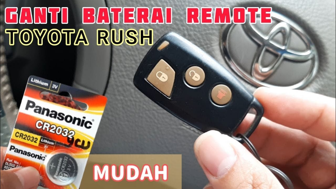 Cara Mengganti Baterai Remote Mobil Mazda 2
